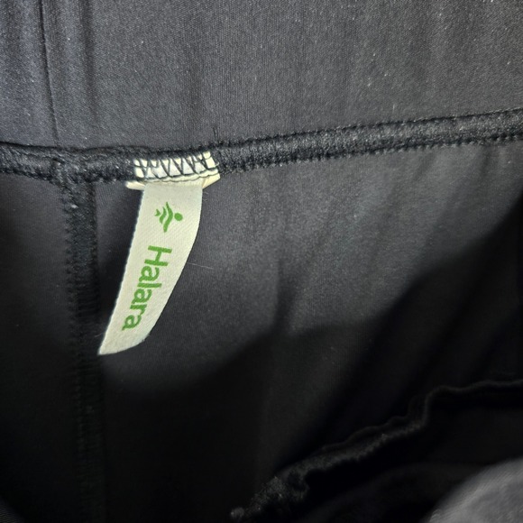 Halara Black Wide Leg High Waist Pleated Dressy Pants Womens Size XL - Picture 5 of 5